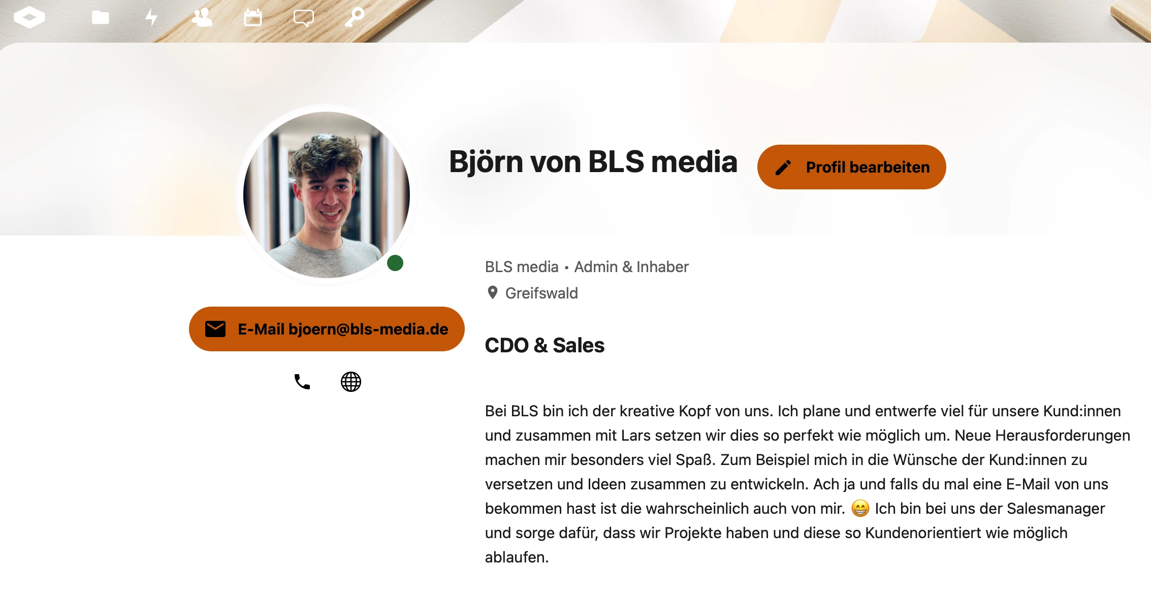 BLS cloud Profil, Benutzerprofil, Cloud Benutzerprofil, BLS cloud Konto